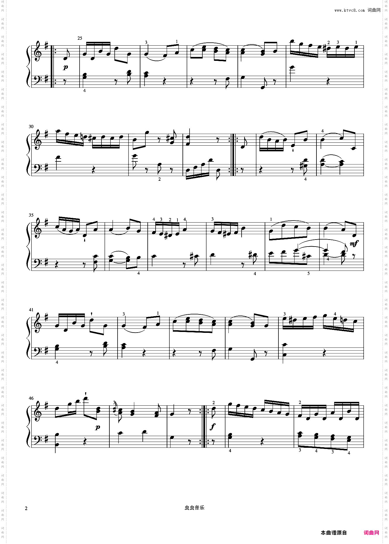 6级 G大调奏鸣曲 第三乐章《中央院钢琴考级曲目 1-6级》