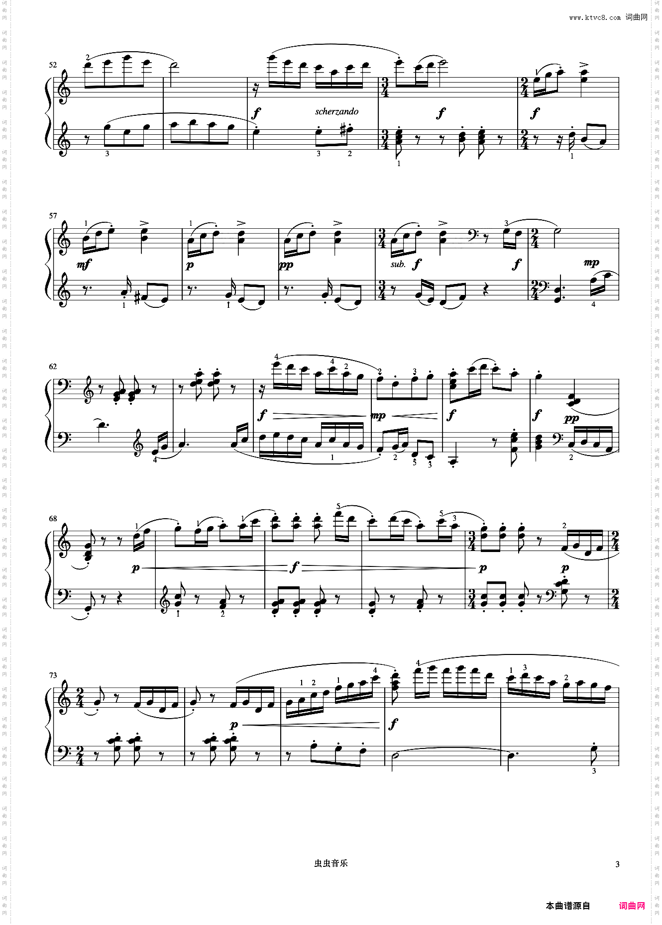 6级 第二小奏鸣曲第一乐章《音协钢琴考级曲目 6-8级》