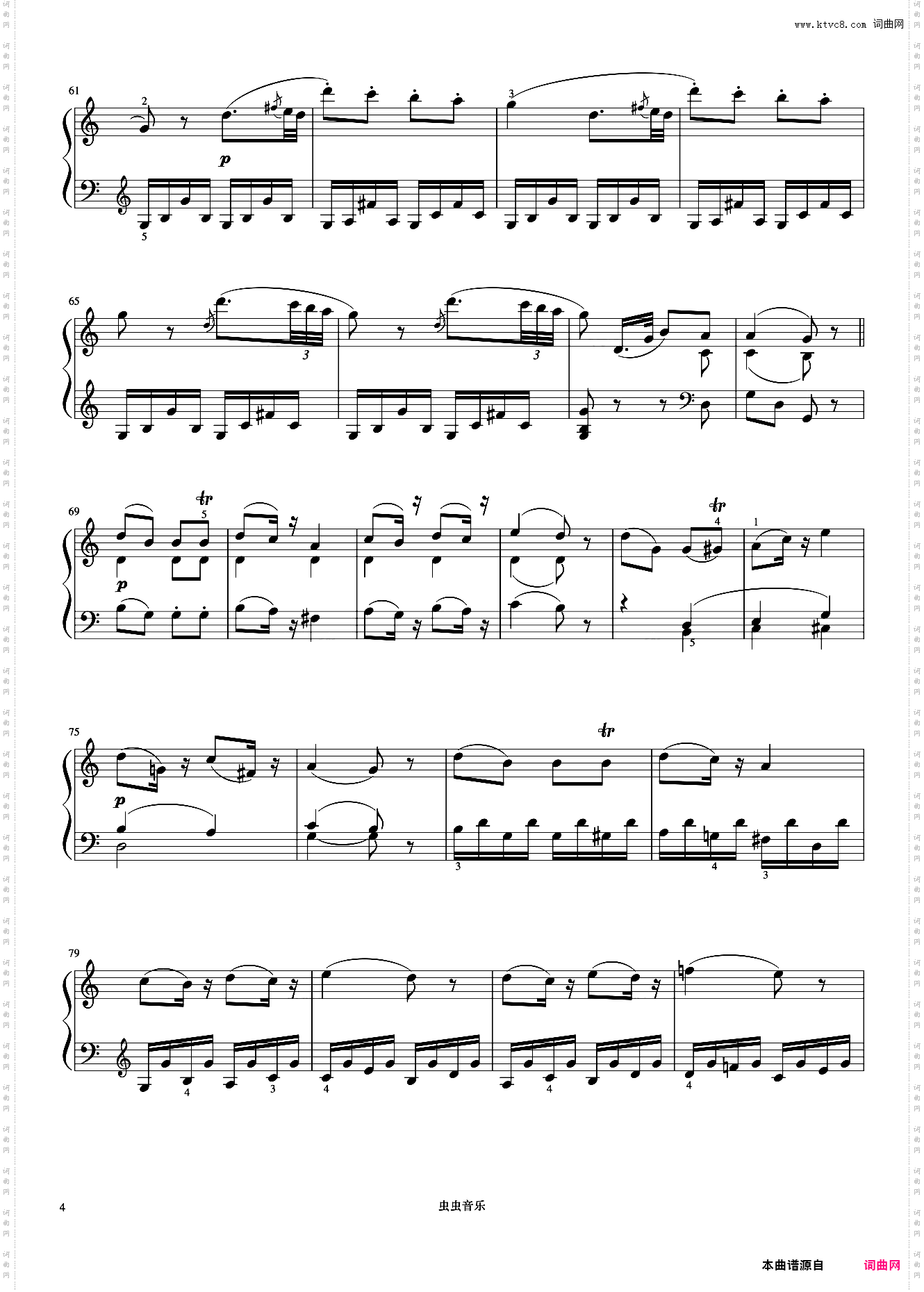 8级 C大调奏鸣曲第三乐章《音协钢琴考级曲目 6-8级》