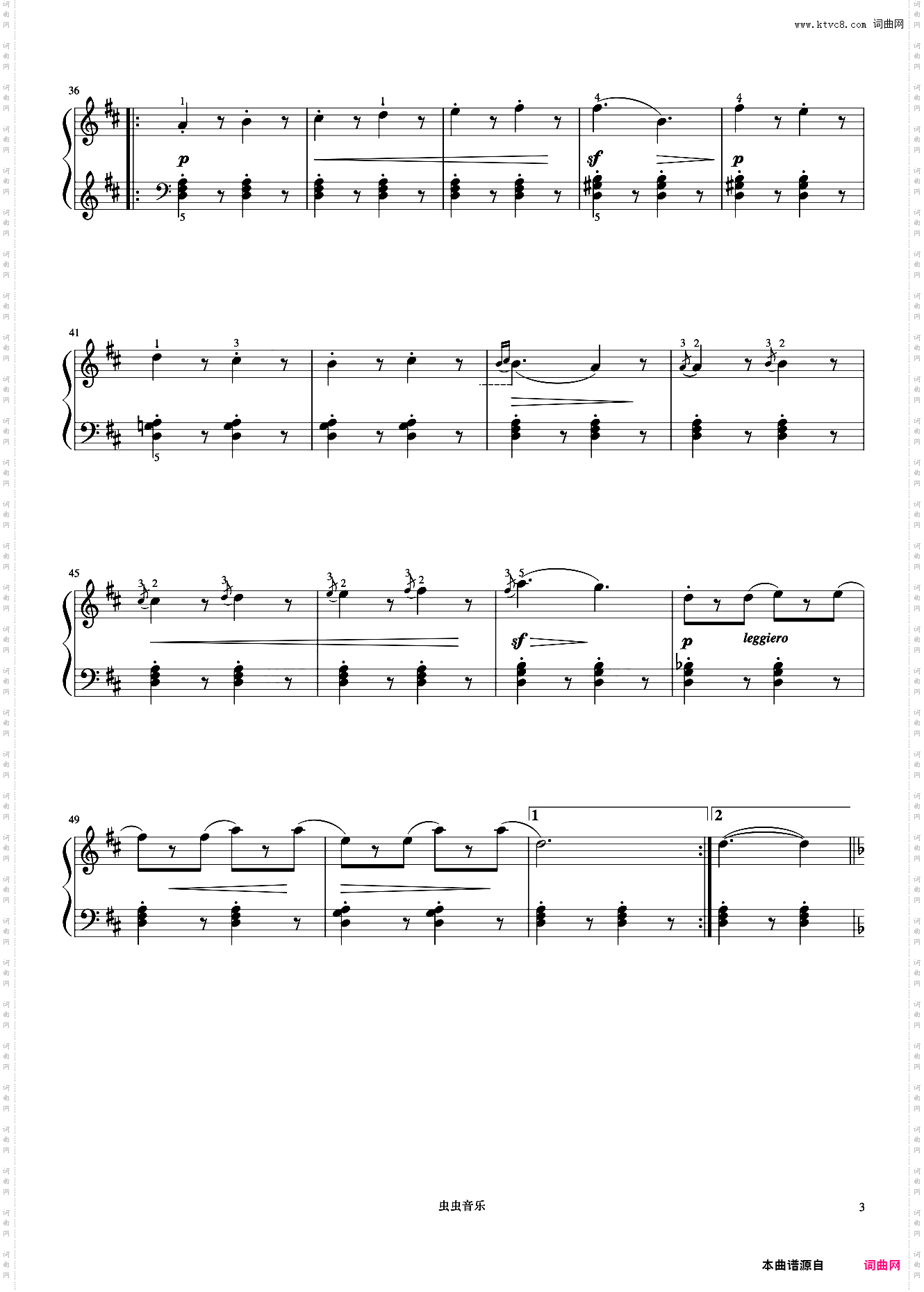 塔兰台拉舞曲《布格缪勒 作品100》