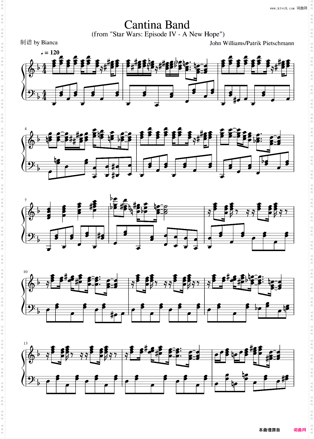 Cantina Band—星球大战插曲