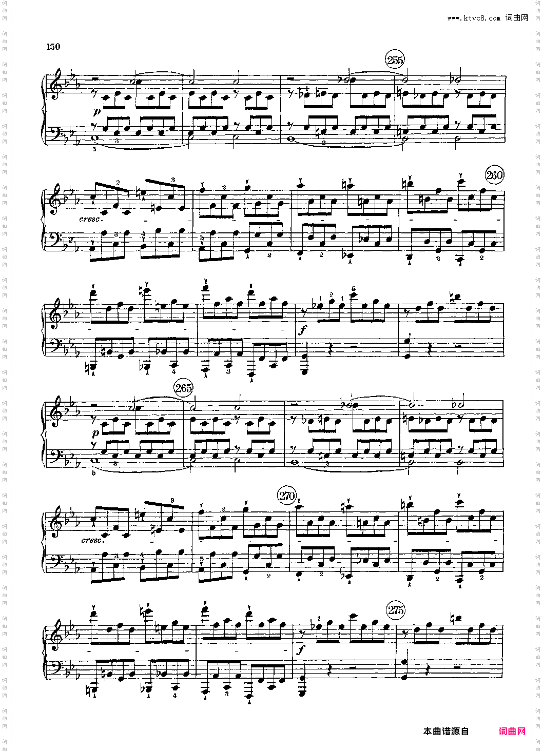 c小调第八号钢琴奏鸣曲《悲怆》全乐章 带指法版