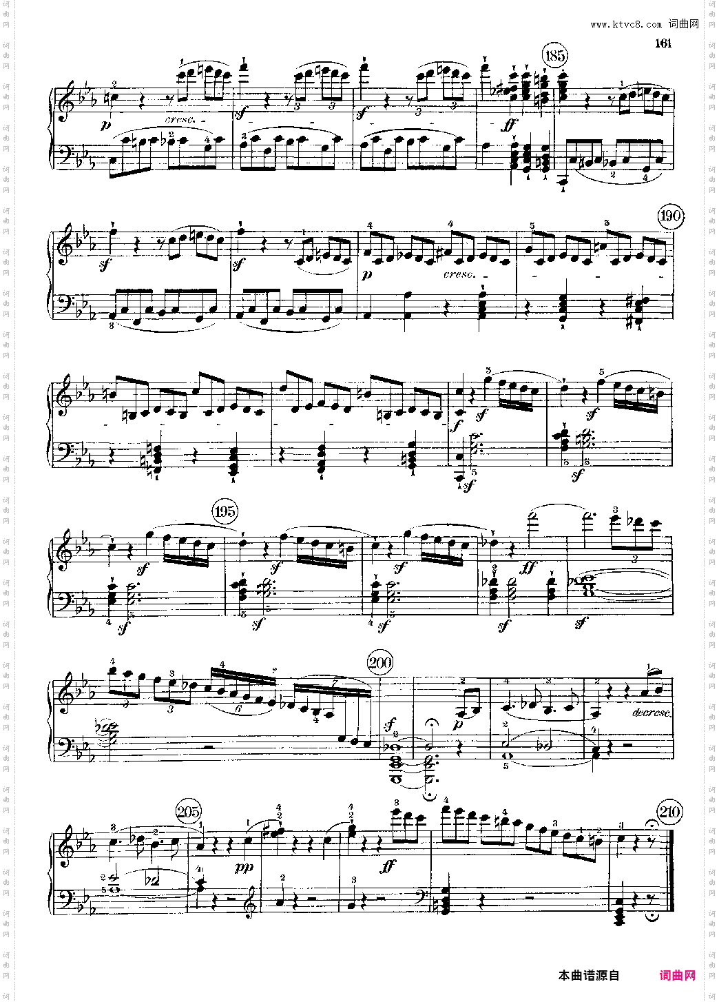 c小调第八号钢琴奏鸣曲《悲怆》全乐章 带指法版
