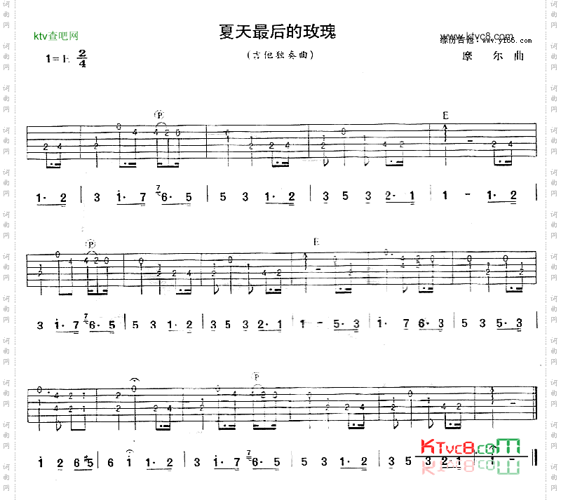 夏天最后的玫瑰