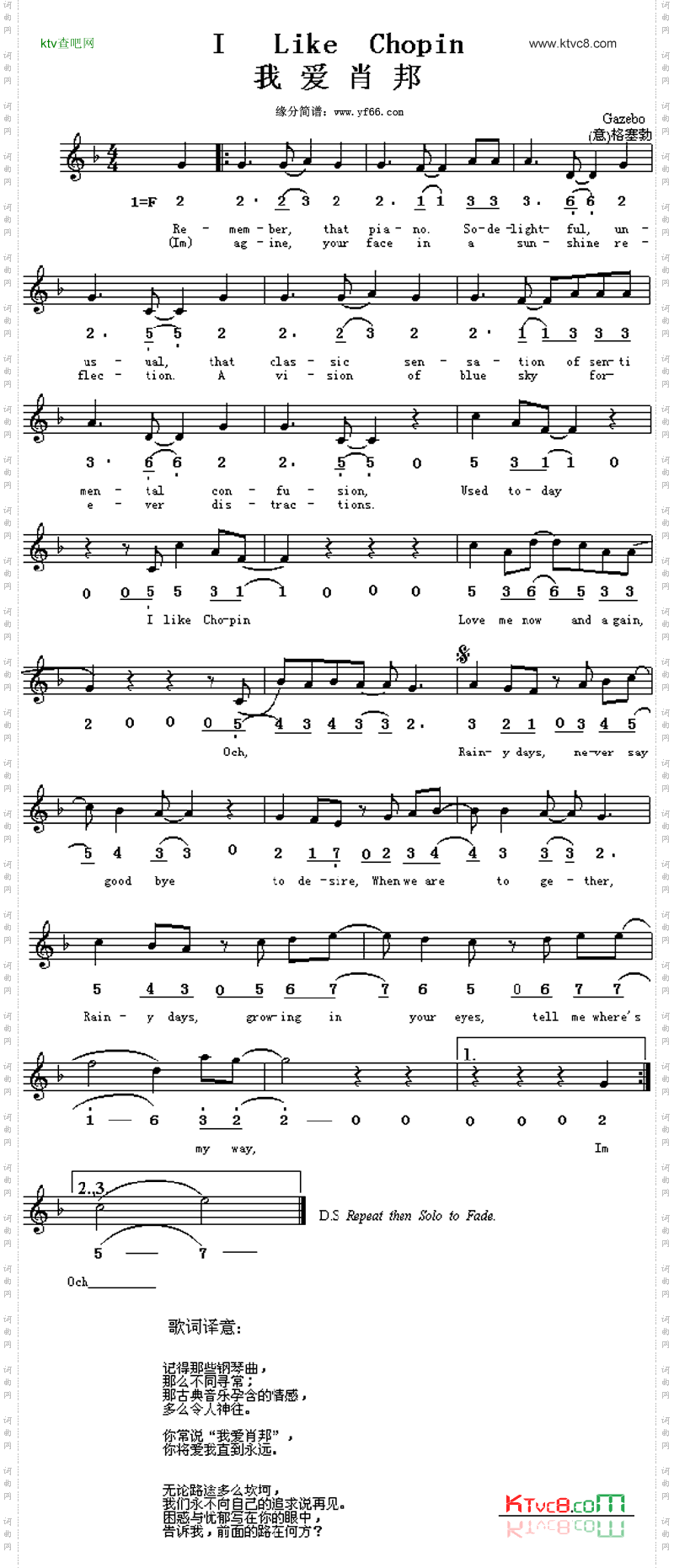 我爱肖邦ILikeChopin