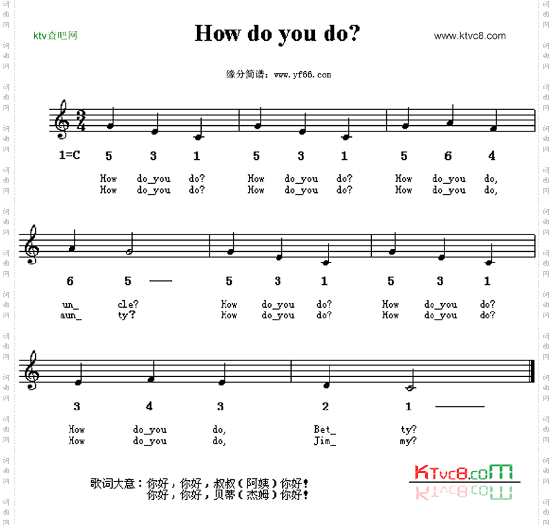 Howdoyoudo