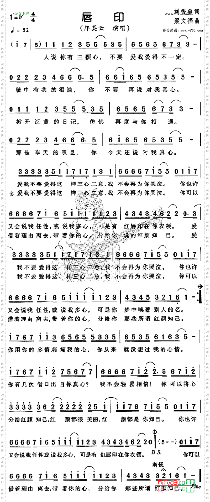 唇印