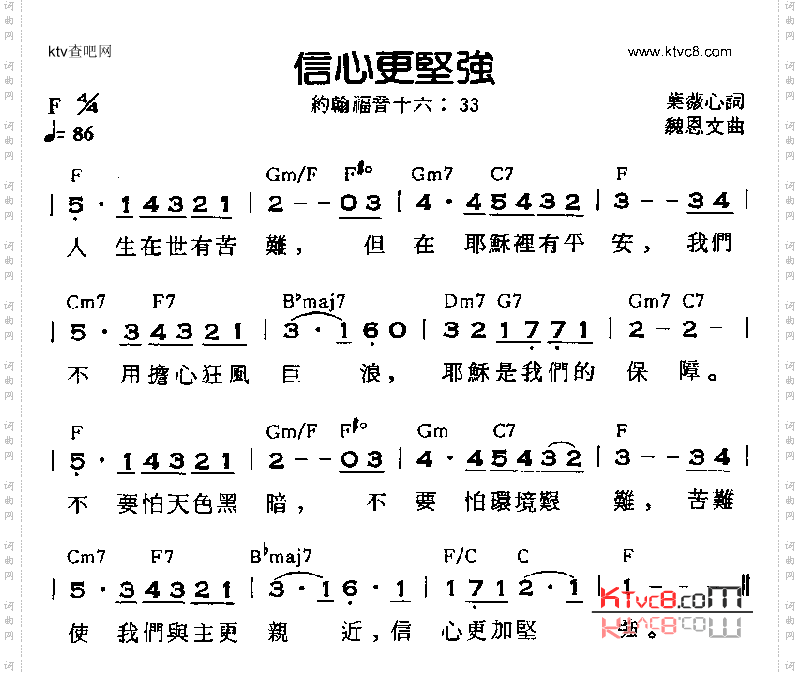 信心更坚强