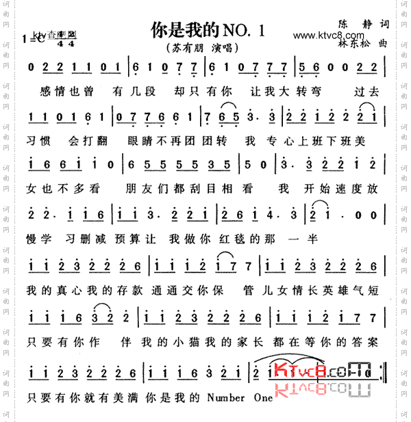 你是我的NO.1
