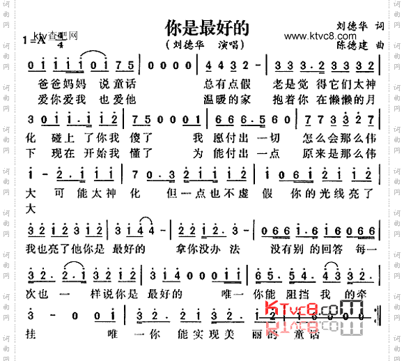 你是最好的