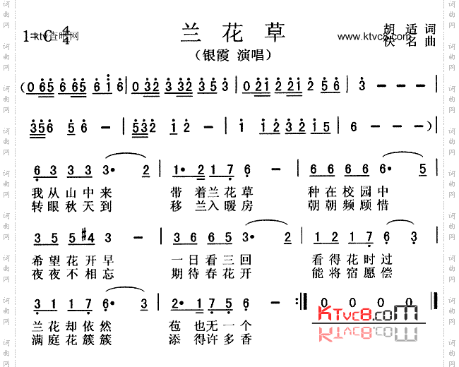 兰花草
