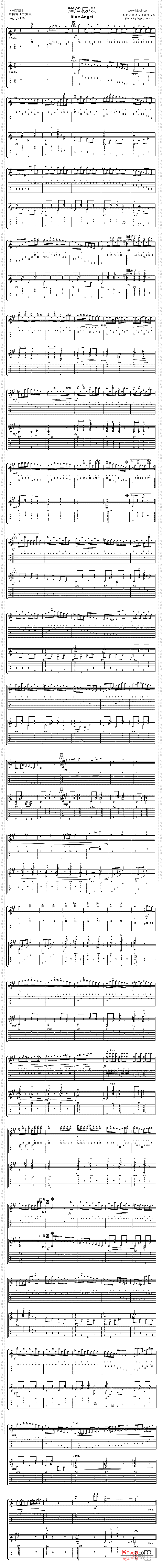 BlueAngel蓝色天使_独奏曲