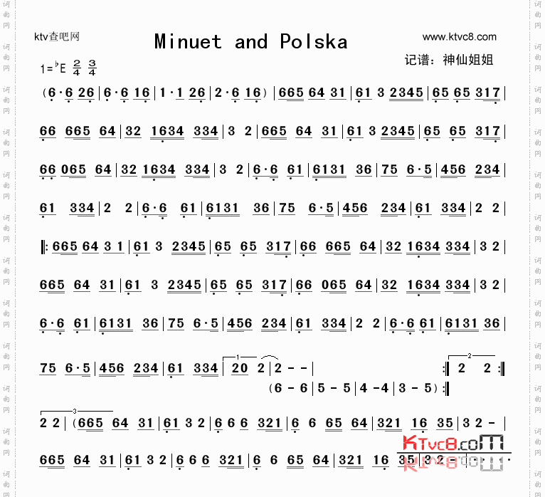 Minuet and Polska