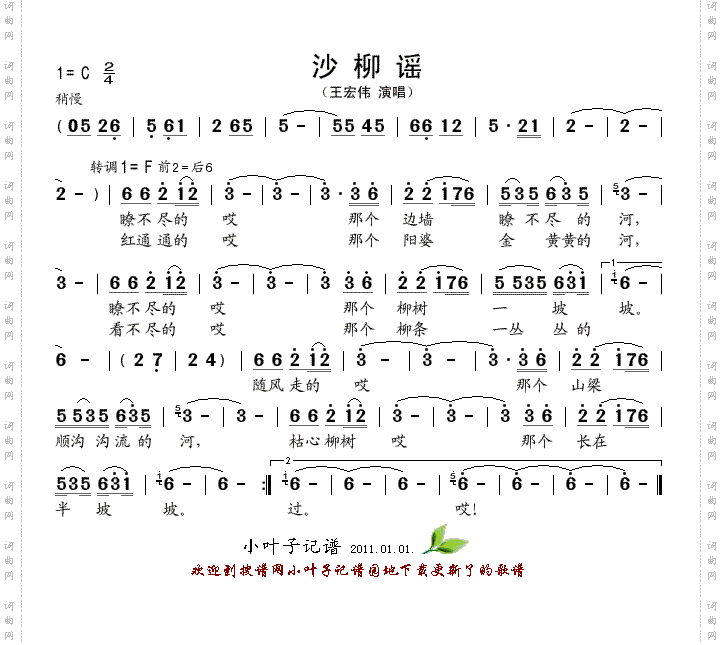 沙柳谣