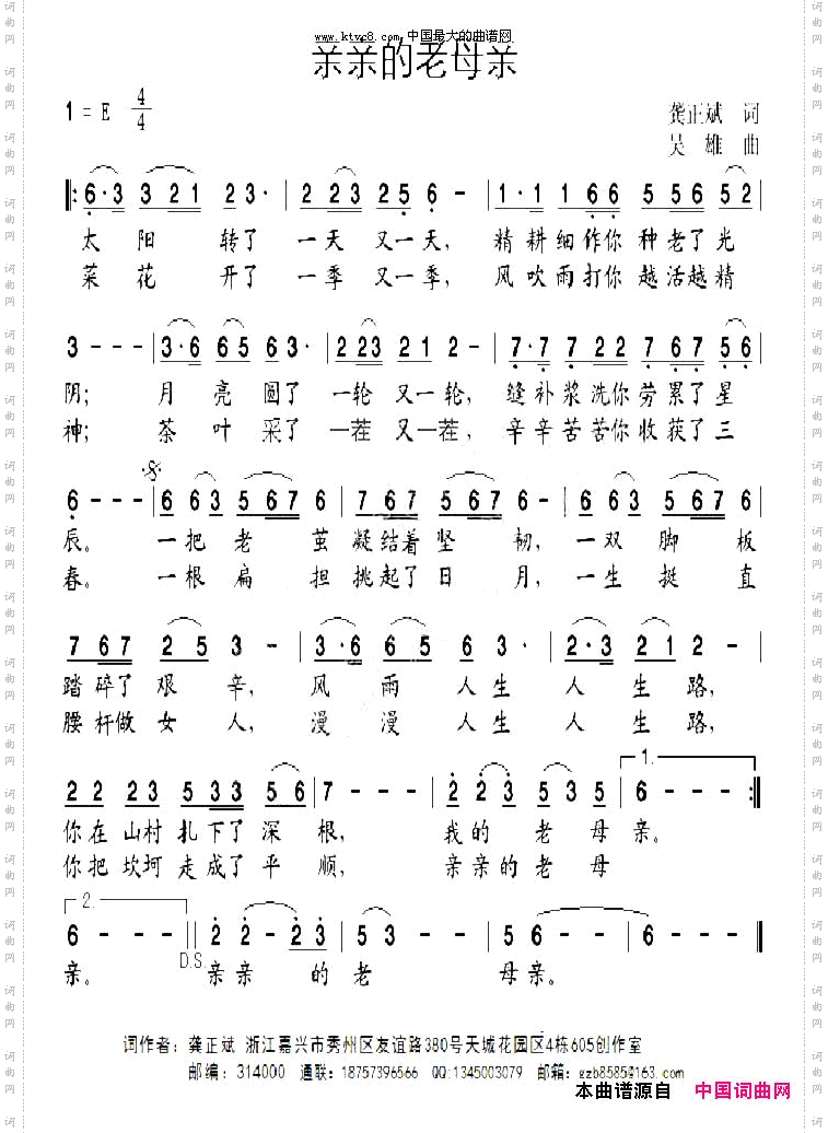 亲亲老母亲