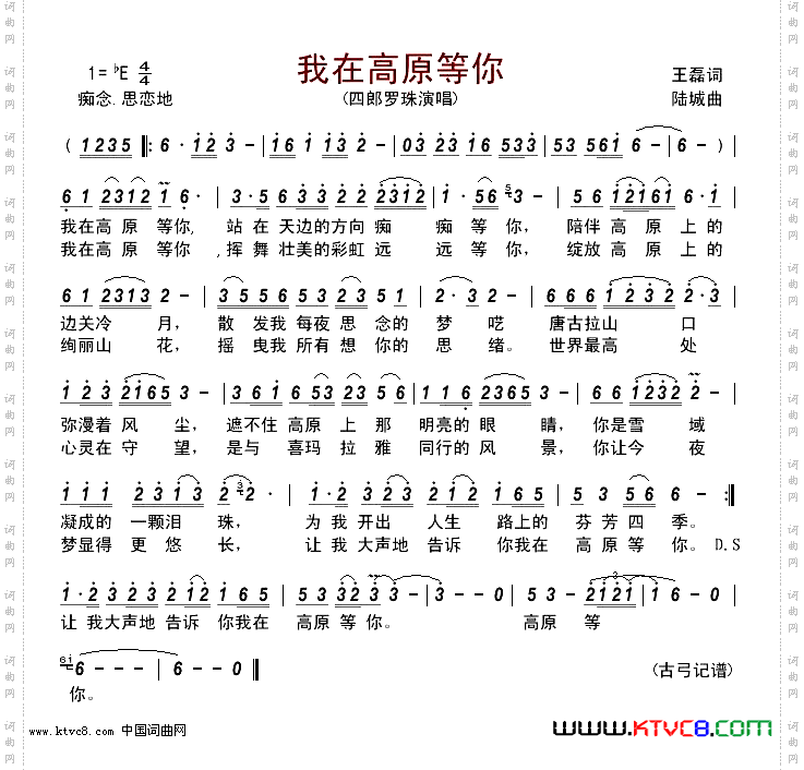 我在高原等你