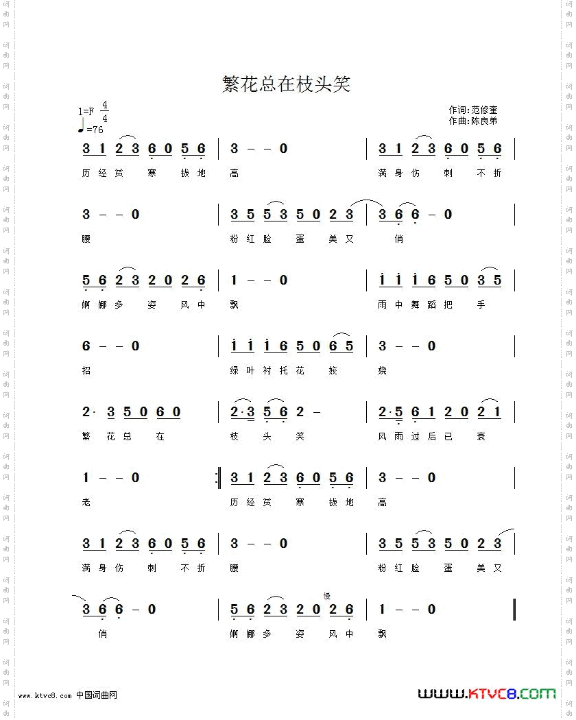 繁花总在枝头笑