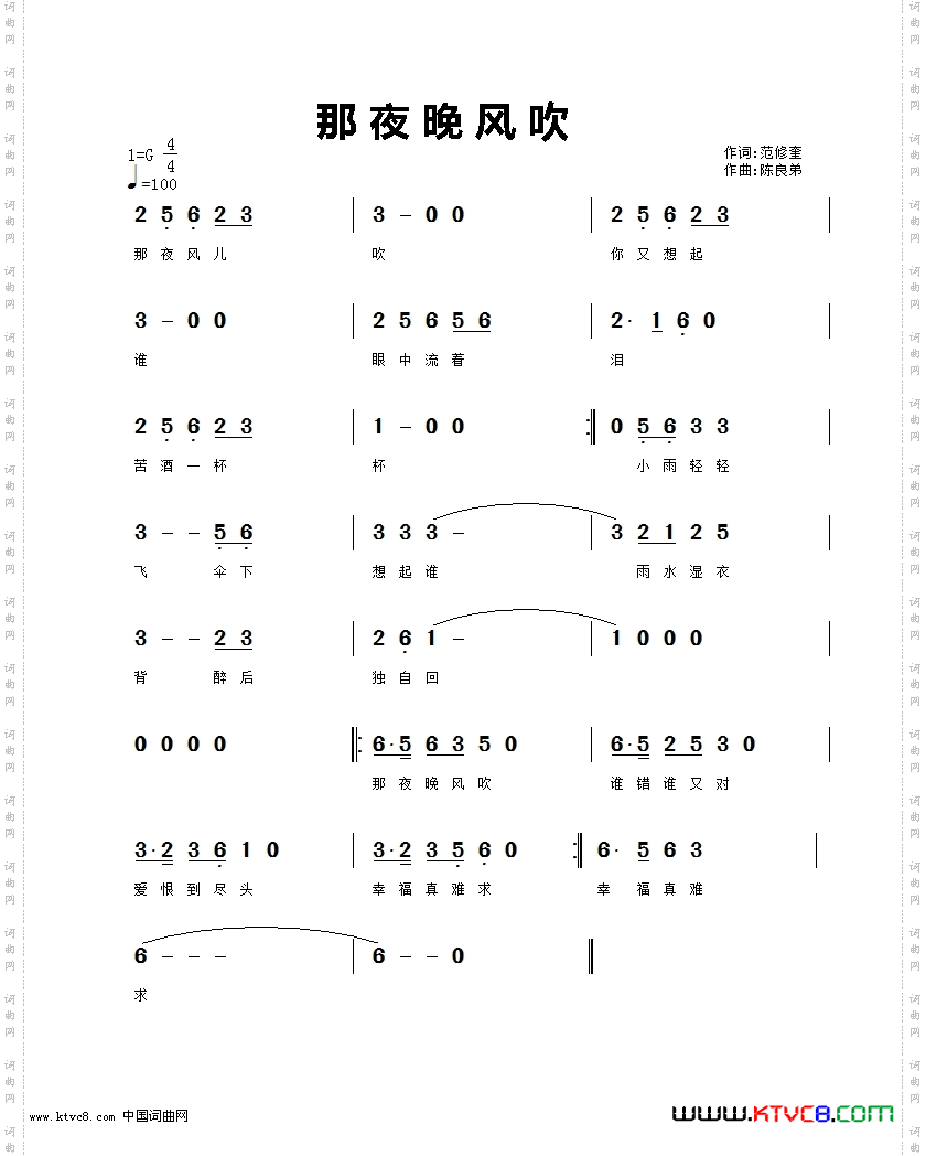 那夜晚风吹