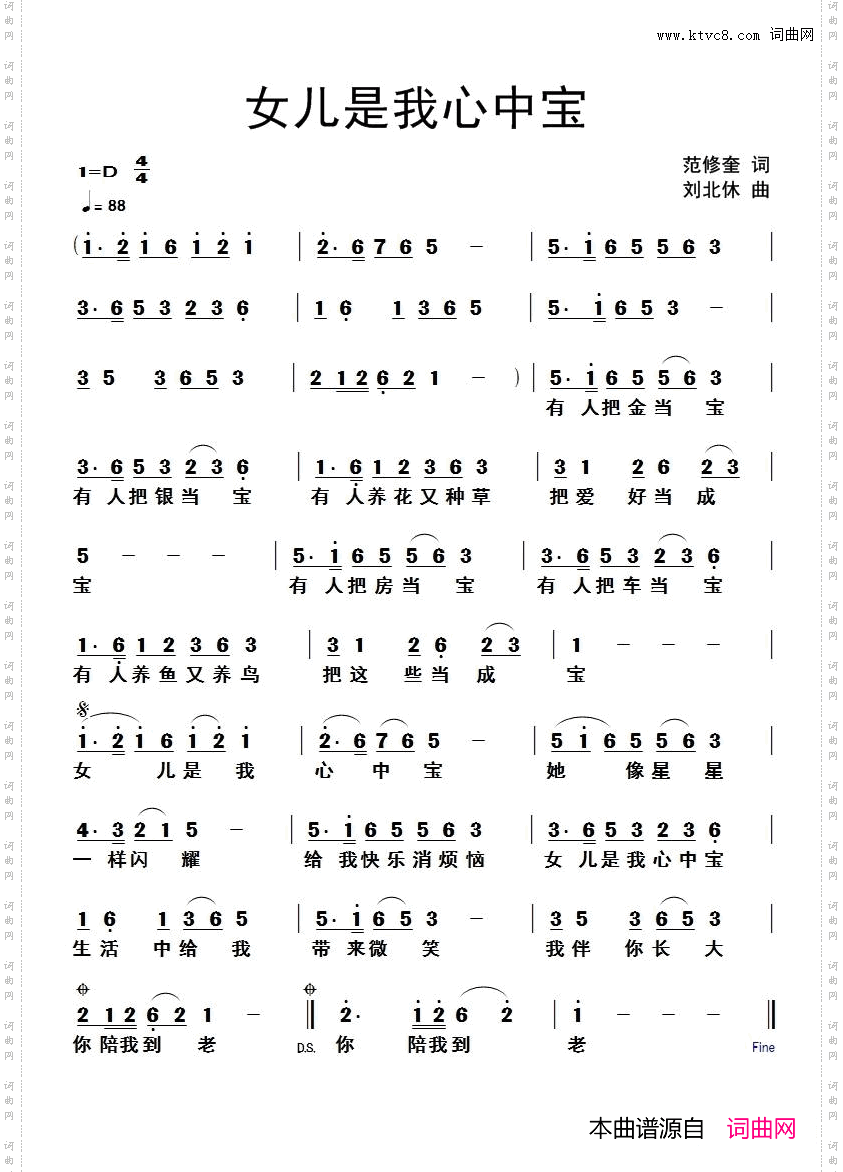 女儿是我心中宝