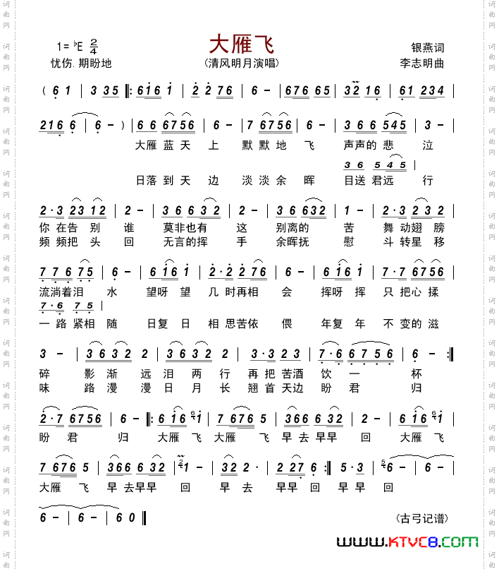 大雁飞