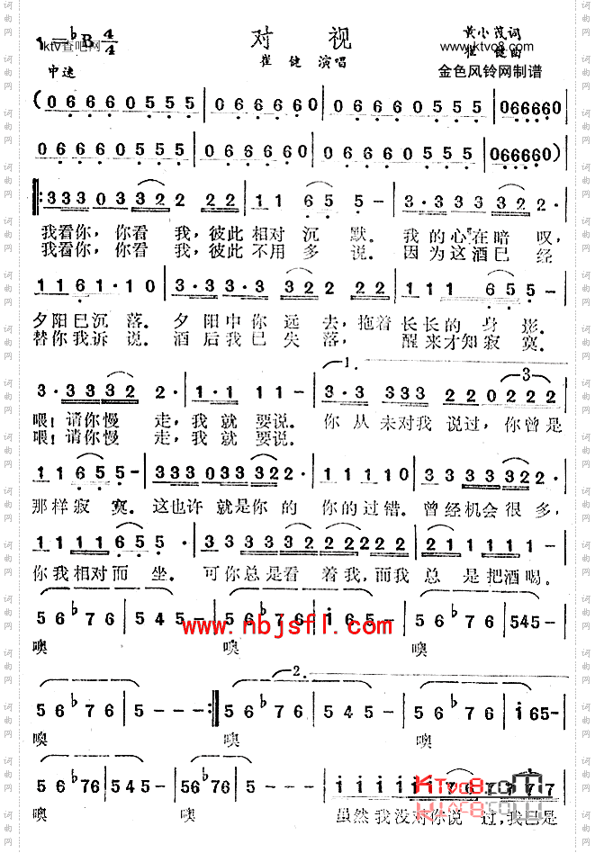 对视