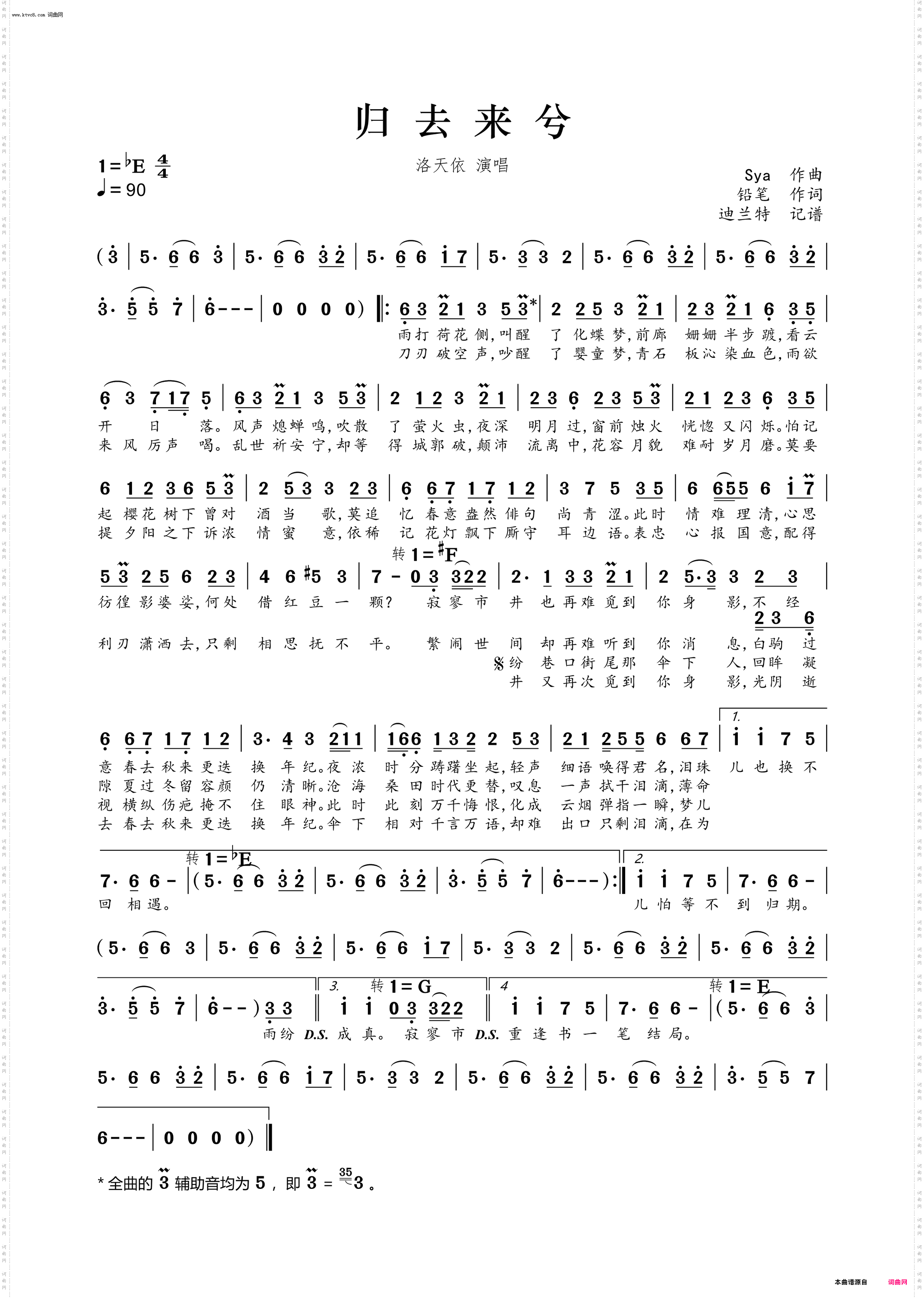 归去来兮_洛天依演唱