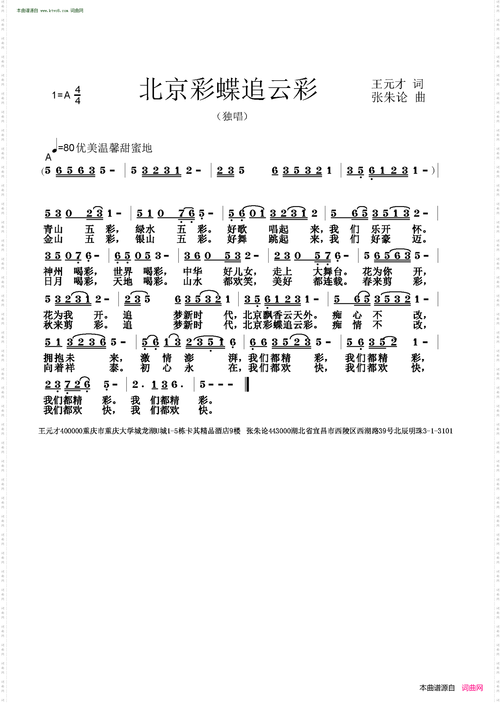北京彩蝶追云彩