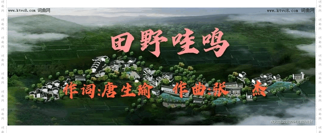 田野哇鸣