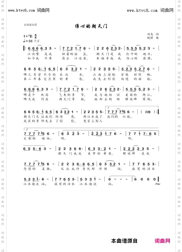 伤心的朝天门