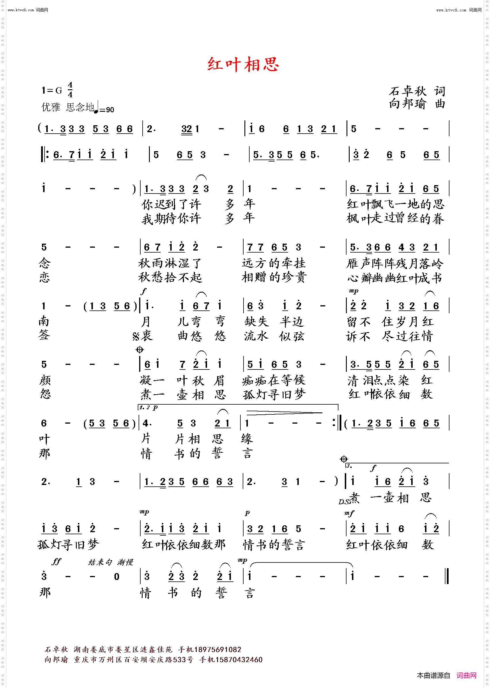 红叶相思