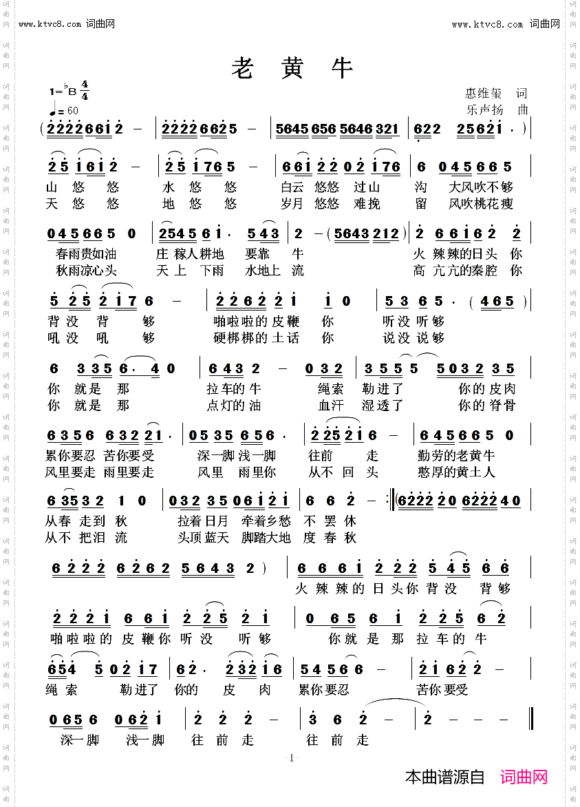 老黄牛