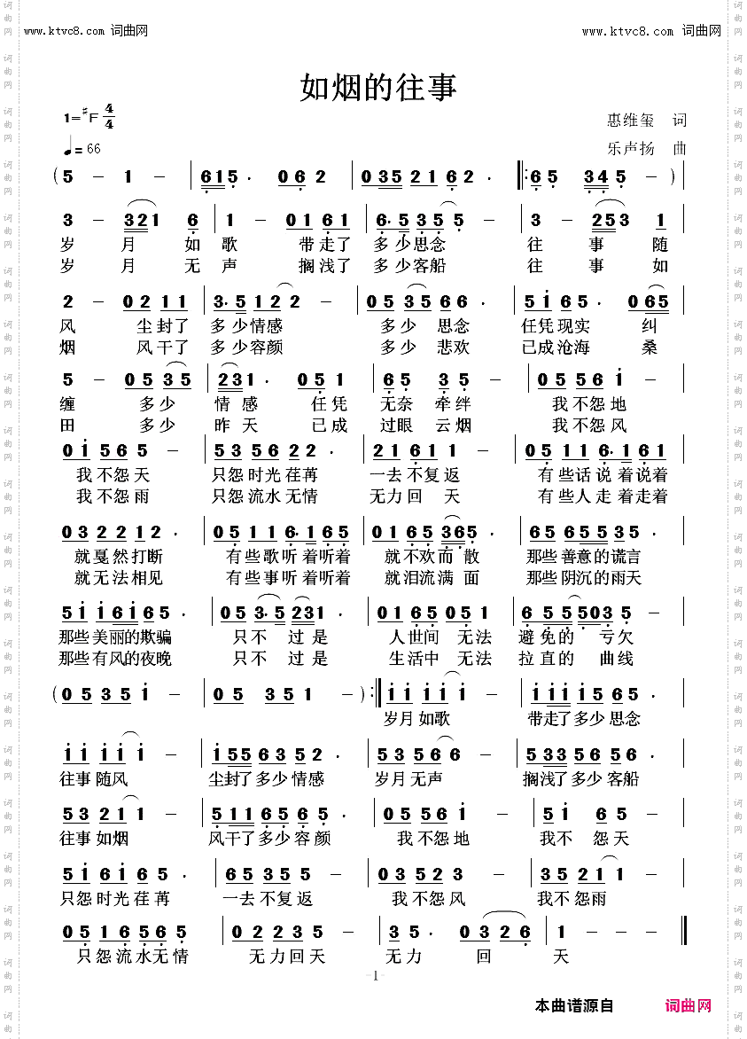 如烟的往事