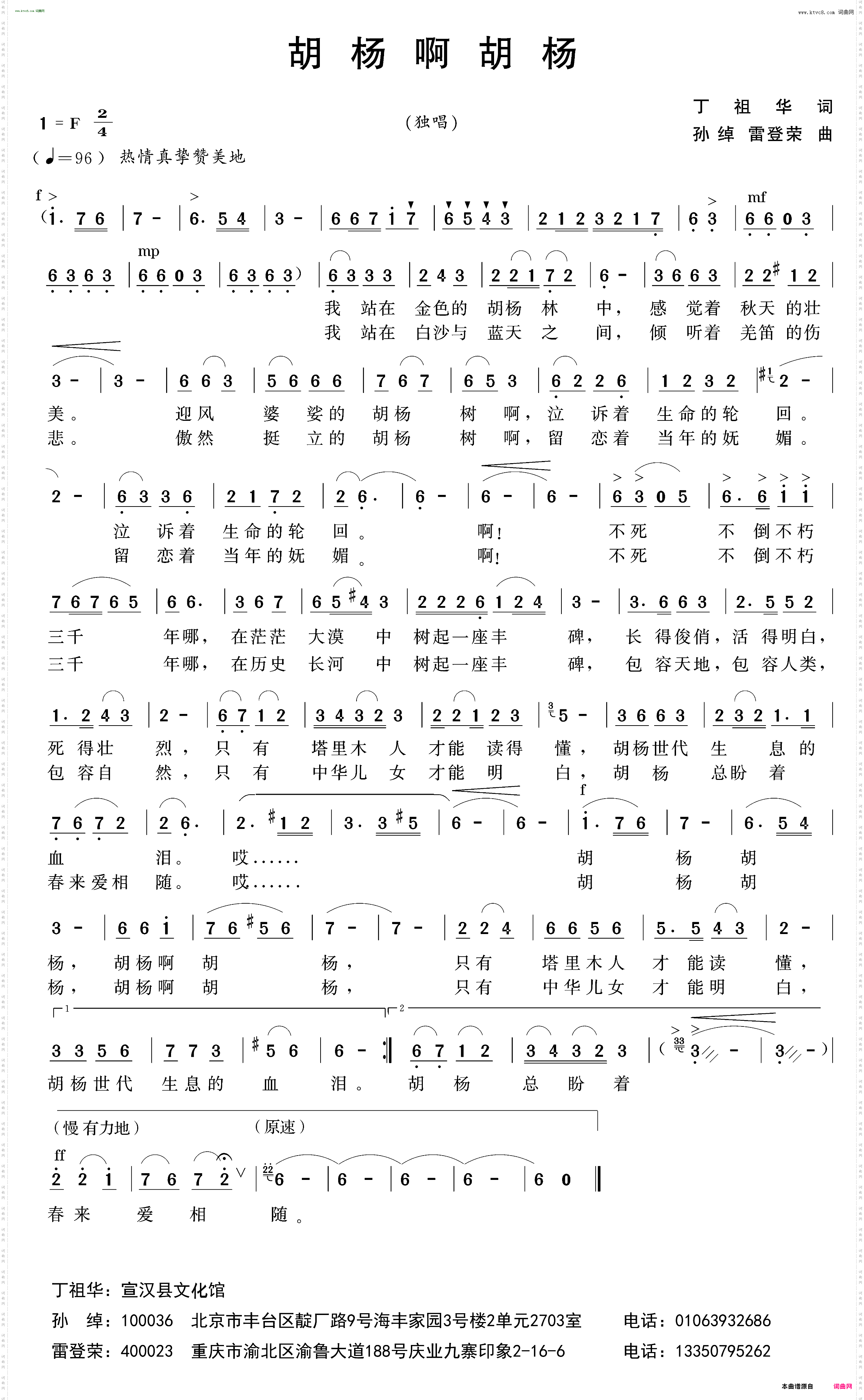 胡杨啊胡杨