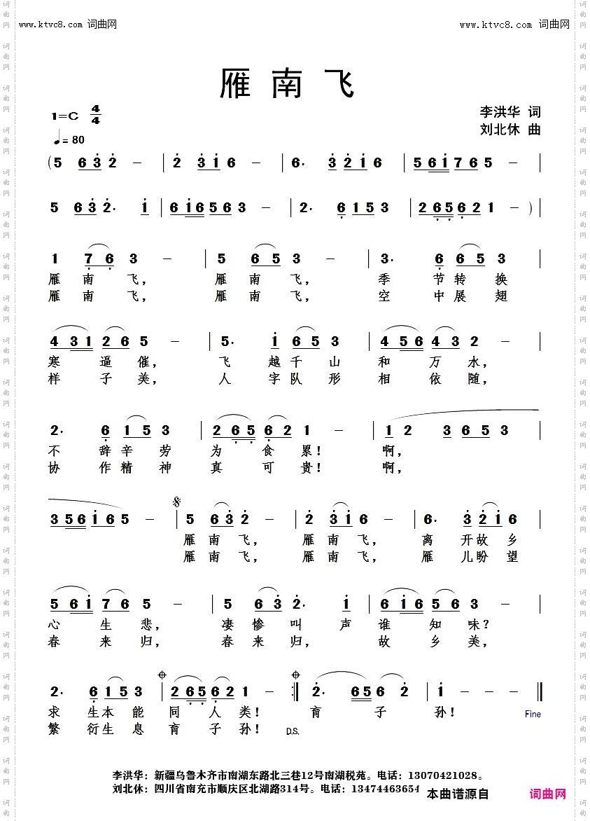 雁南飞