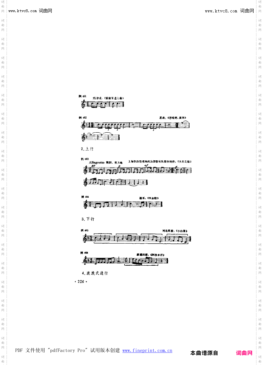 其他曲谱_第15章-旋律，第3节第226页-旋律进行的方向和高潮