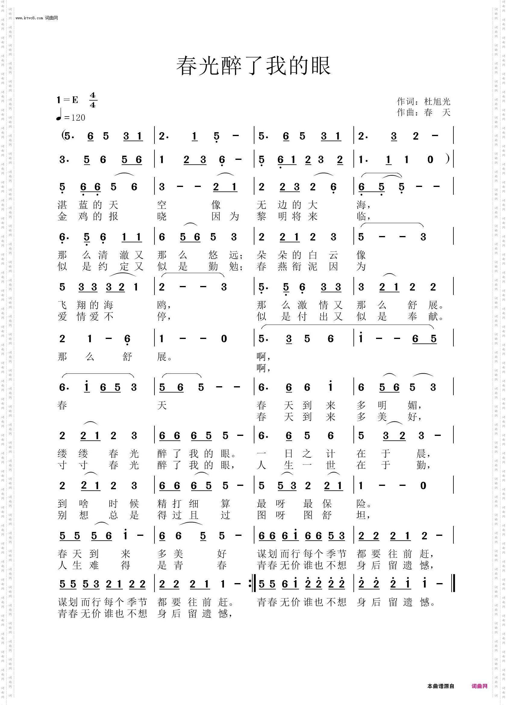 春光醉了我的眼