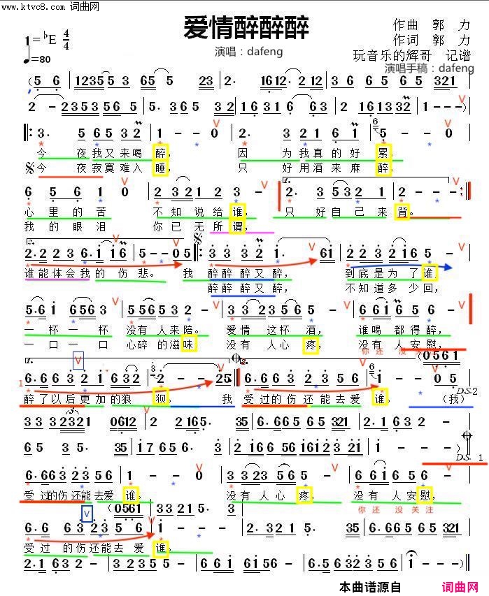 爱情醉醉醉_dafeng演绎珍藏版