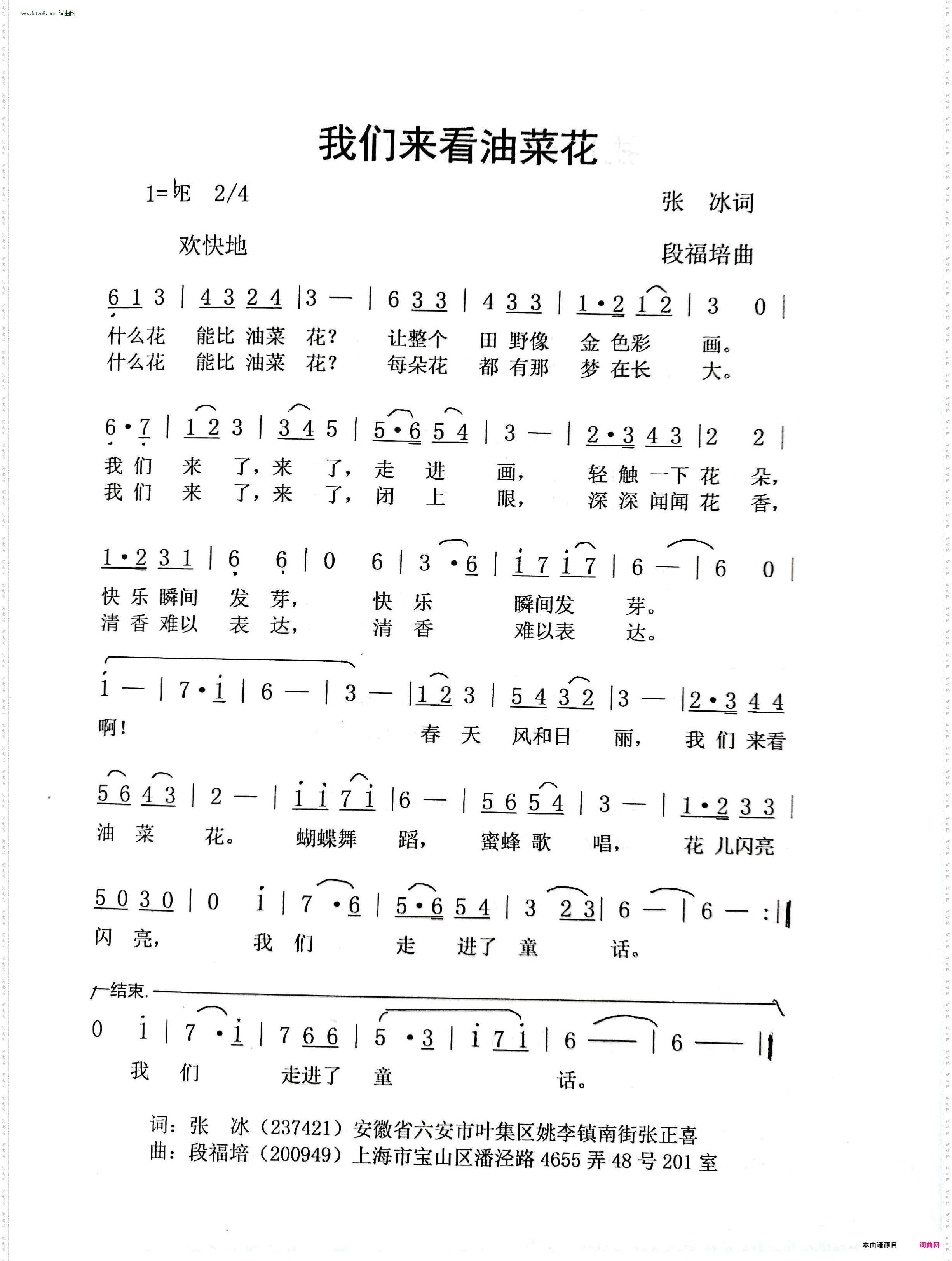 我们来看油菜花