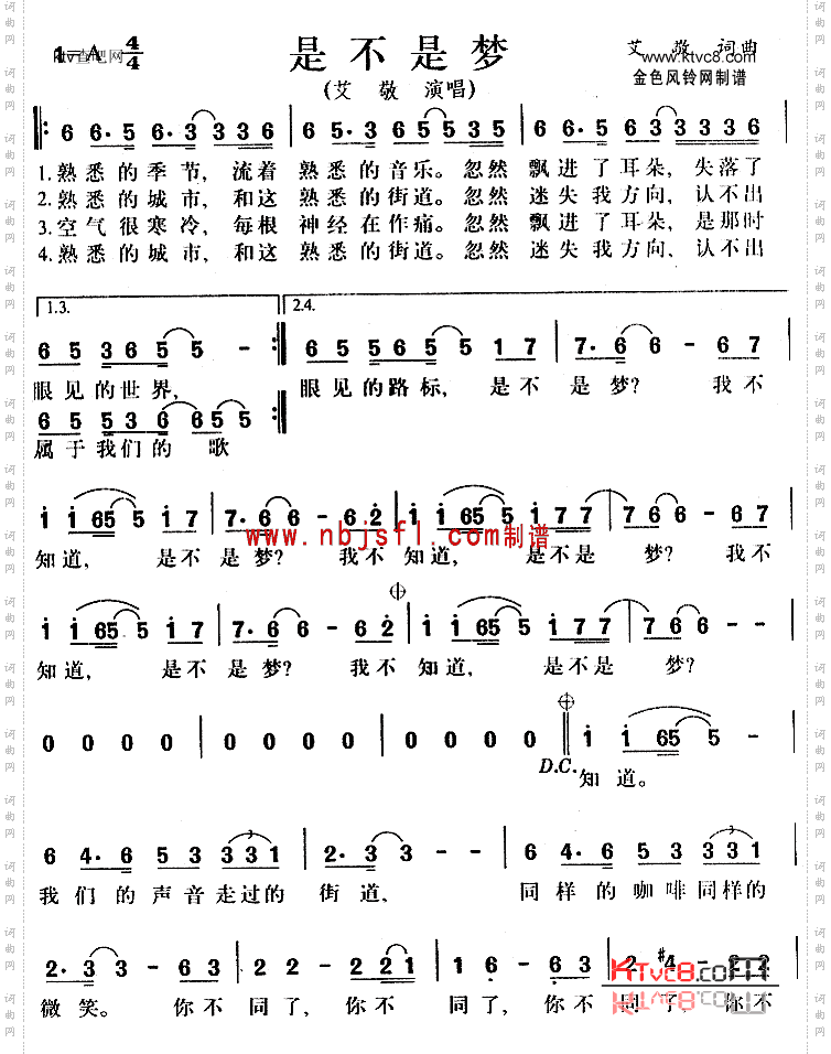 是不是梦