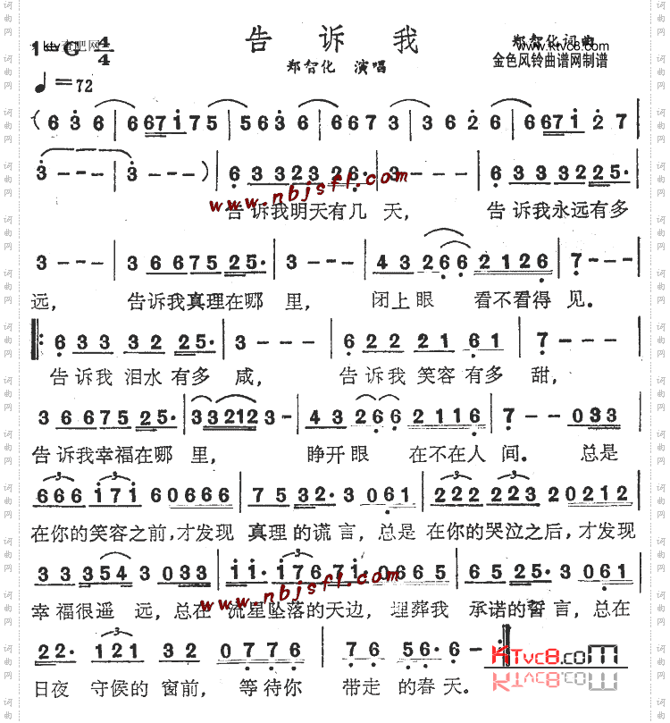 告诉我