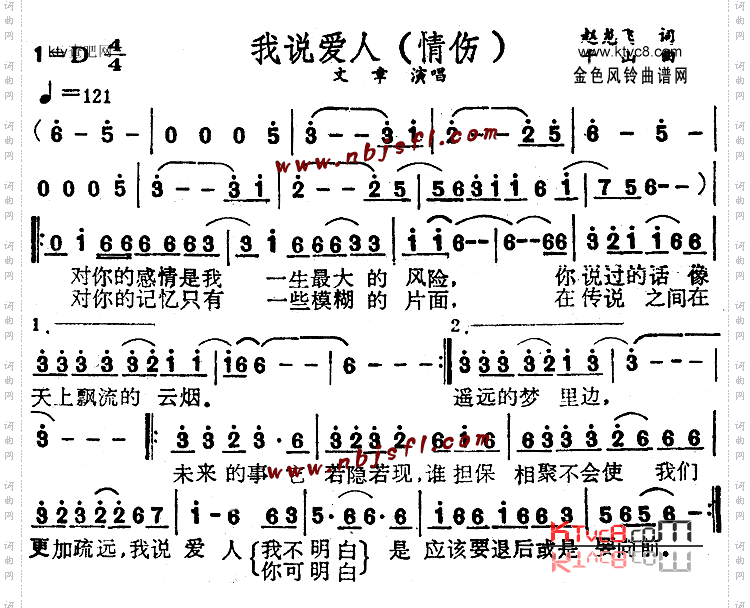 我说爱人又名:情伤