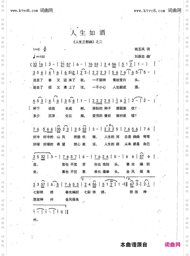 人生如酒_《人生三部曲》之二