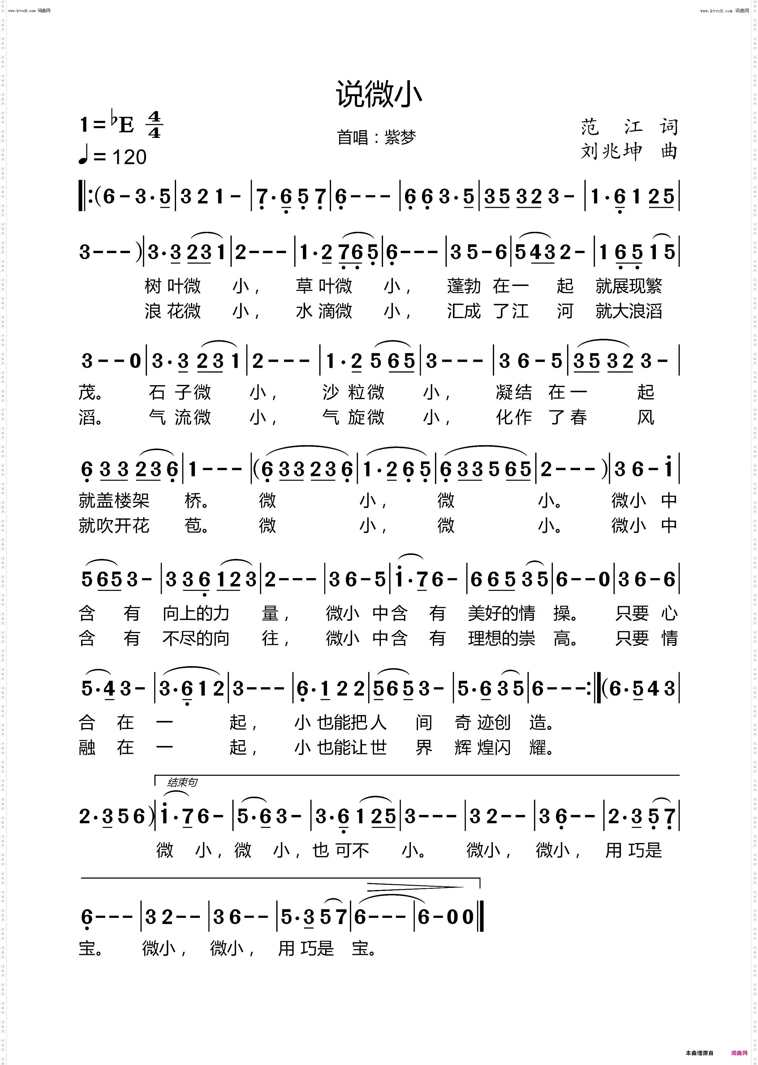 说微小