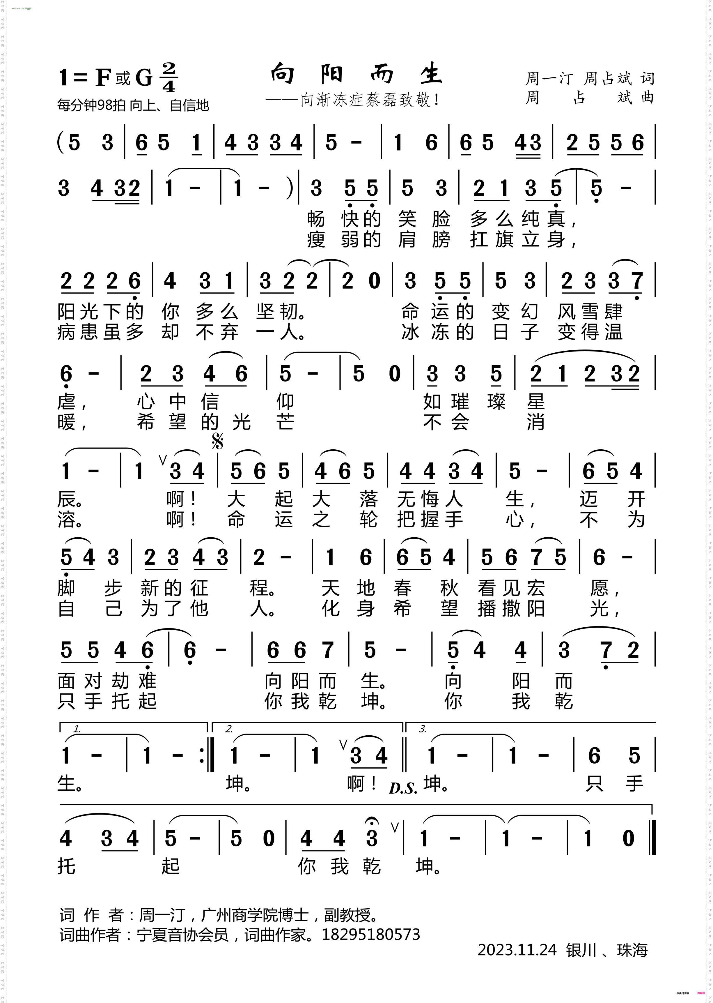 向阳而生