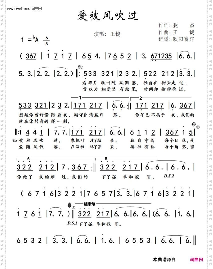 爱被风吹过