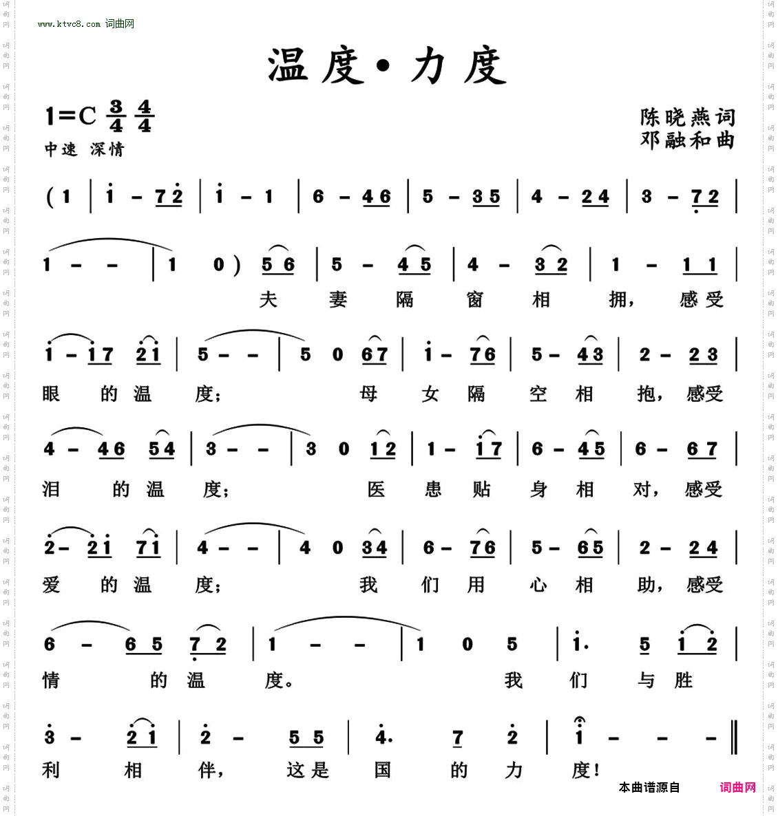 温度·力度