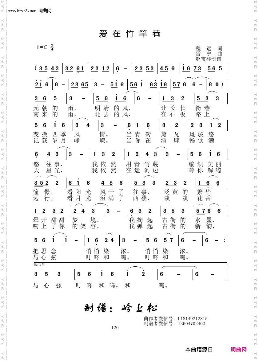 爱在竹竿巷_雷宁原创专辑