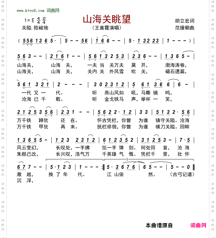 山海关眺望