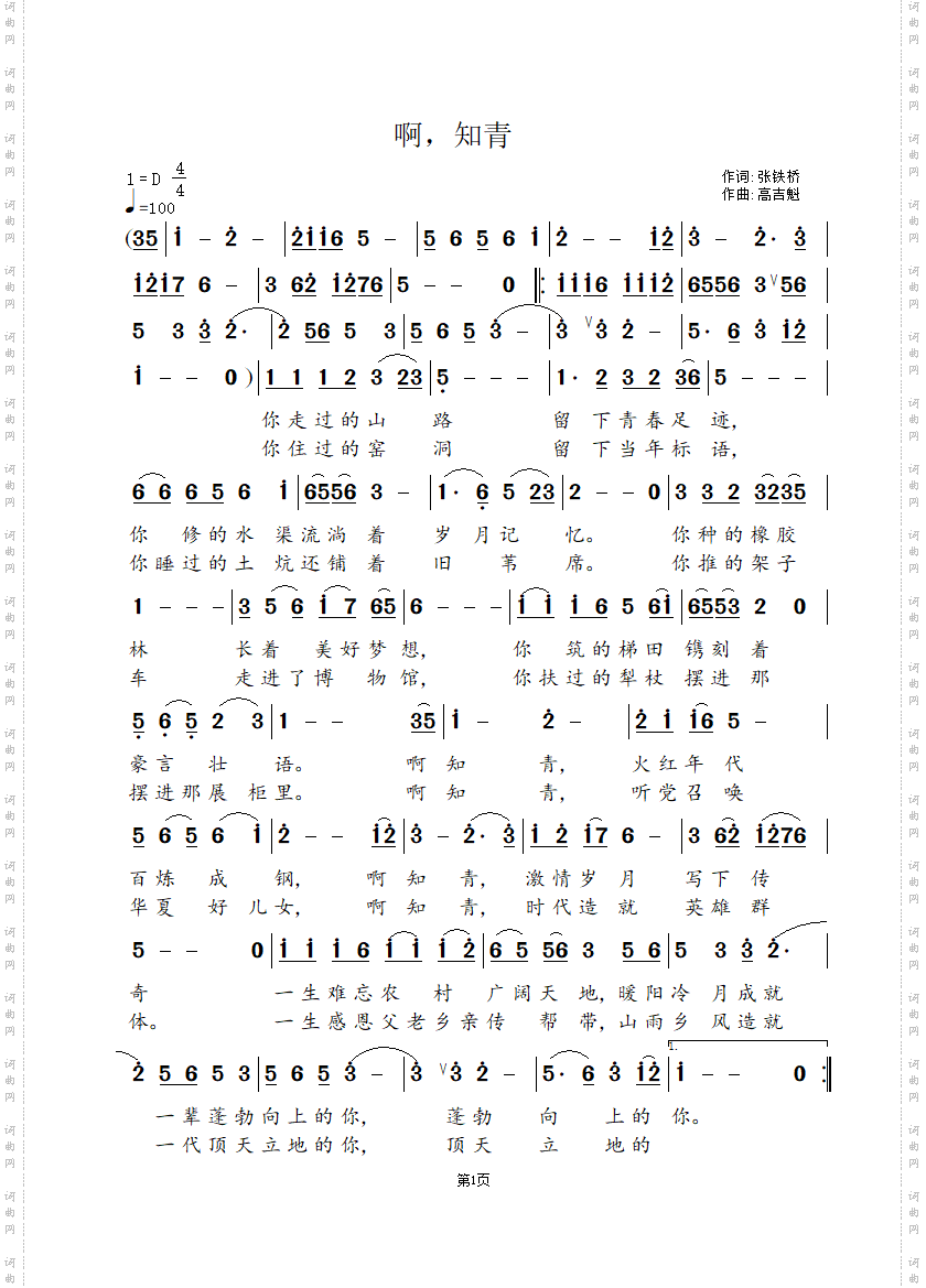 啊，知青