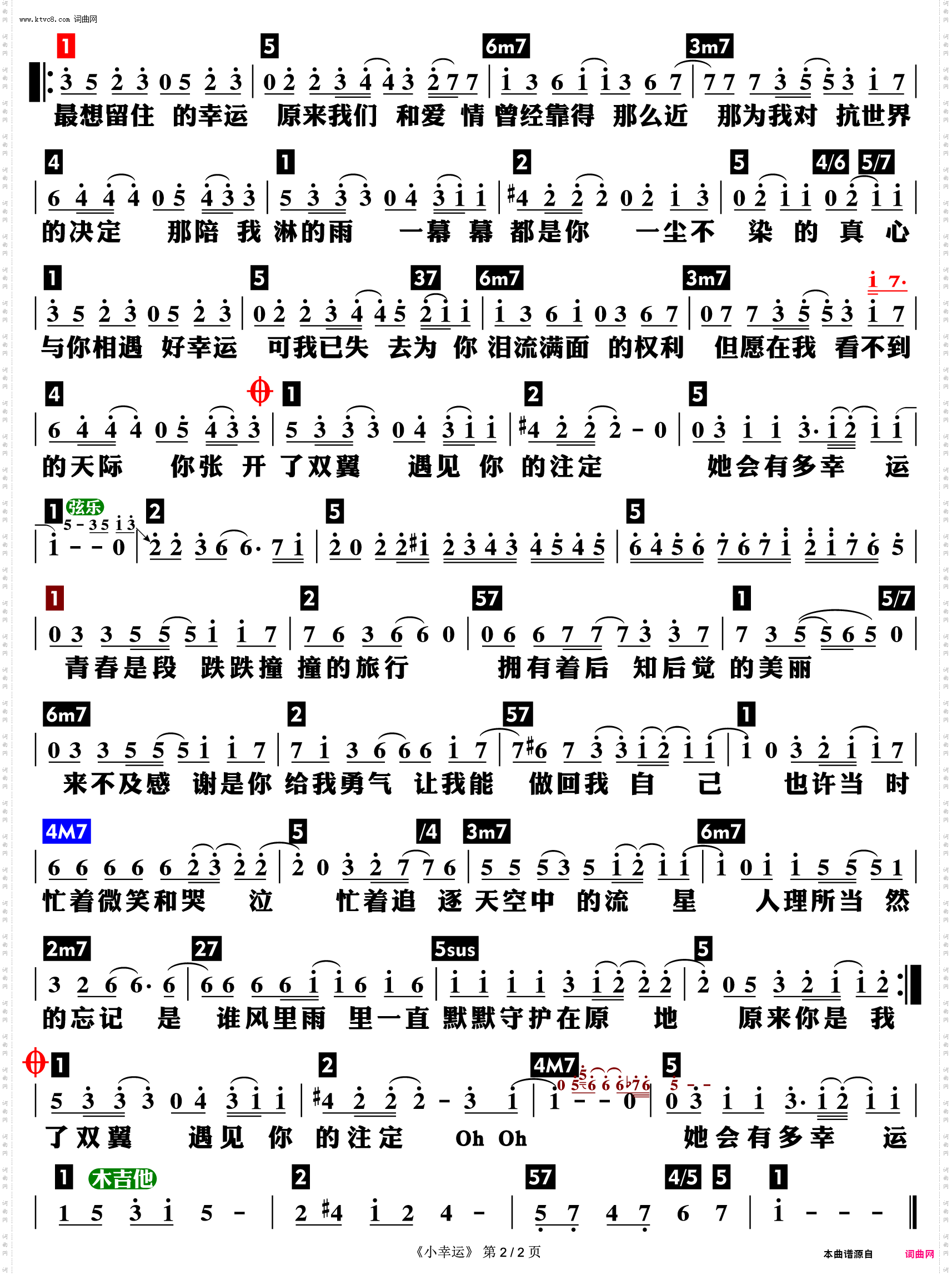 小幸运_功能谱